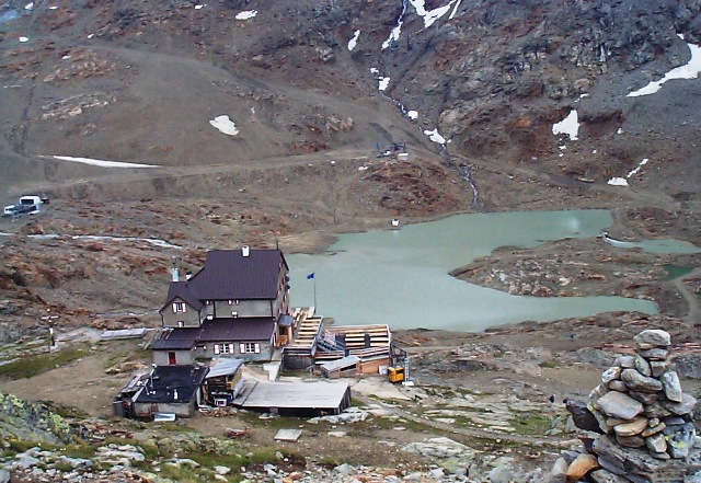 Im Hinterem Eis 3.270m Hinterm Schnen Aussicht Htte - Berge-Hochtouren.de