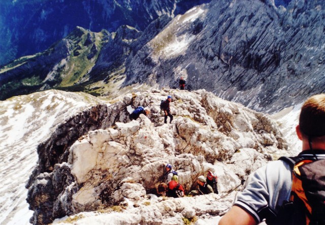 Alpspitze 2.628m Bernaideinspitze 2.144m im Wettersteingebirge - Berge-Hochtouren.de