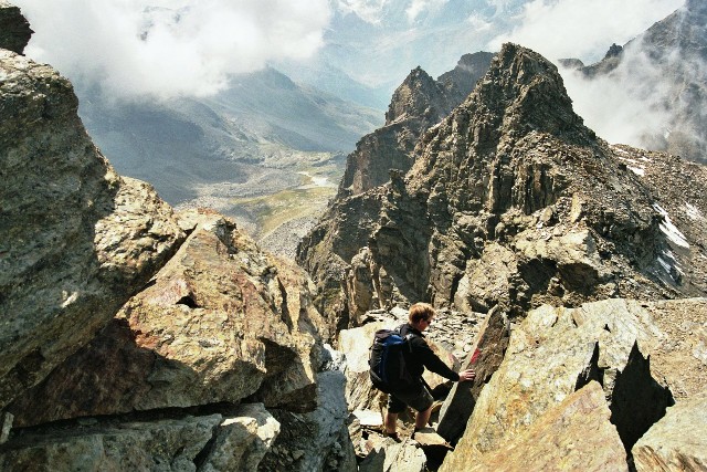 Tschenglser Hochwand 3.375 m Otto-Erich Klettersteig - Berge-Hochtouren.de