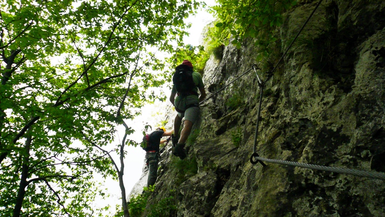 Spigolo della Bandiera Klettersteig Ferrata - Berge-Hochtouren.de