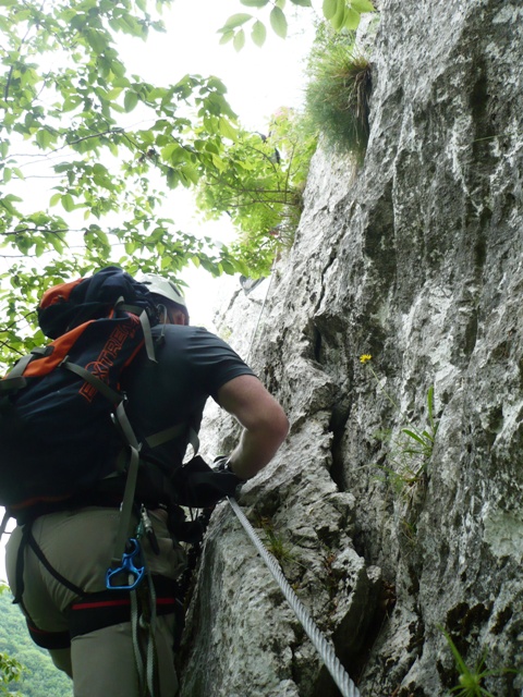 Spigolo della Bandiera Klettersteig Ferrata - Berge-Hochtouren.de