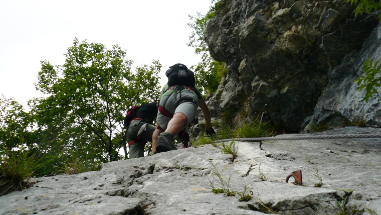 Spigolo della Bandiera Klettersteig Ferrata - Berge-Hochtouren.de