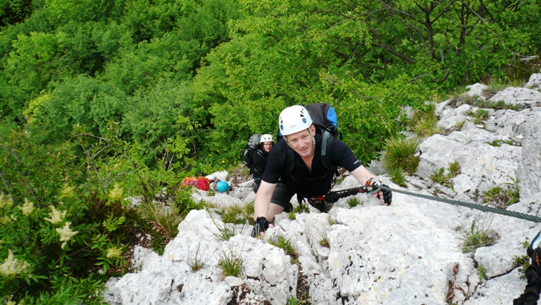 Spigolo della Bandiera Klettersteig Ferrata - Berge-Hochtouren.de