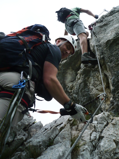 Spigolo della Bandiera Klettersteig Ferrata - Berge-Hochtouren.de