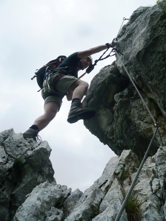 Spigolo della Bandiera Klettersteig Ferrata - Berge-Hochtouren.de