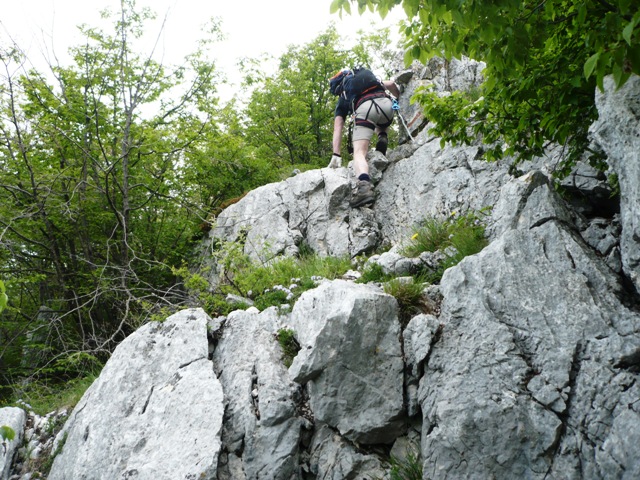 Spigolo della Bandiera Klettersteig Ferrata - Berge-Hochtouren.de