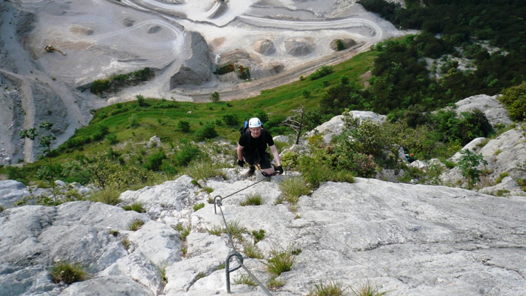 Via Ernesto Che Guevara Monte Casale Klettersteig Ferrata - Berge-Hochtouren.de