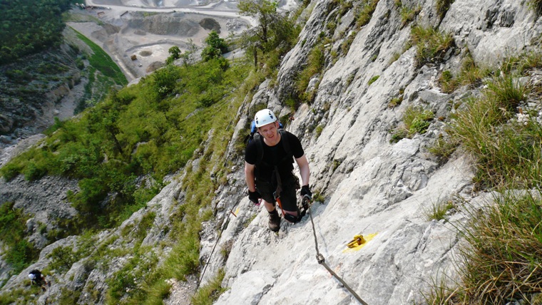 Via Ernesto Che Guevara Monte Casale Klettersteig Ferrata - Berge-Hochtouren.de