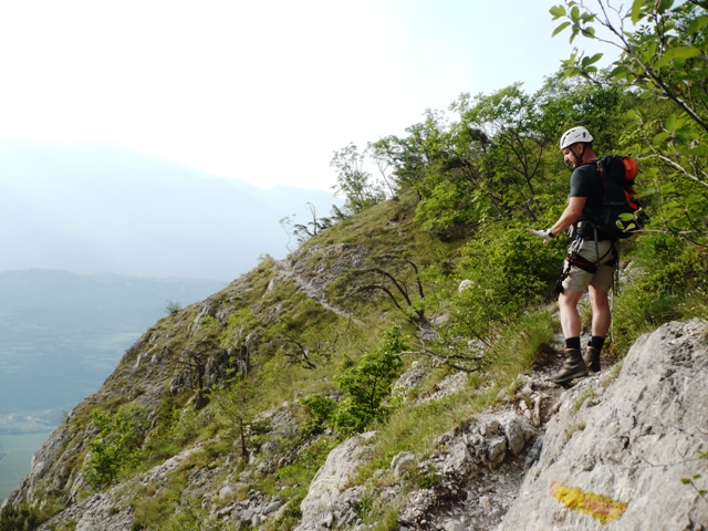 Via Ernesto Che Guevara Monte Casale Klettersteig Ferrata - Berge-Hochtouren.de