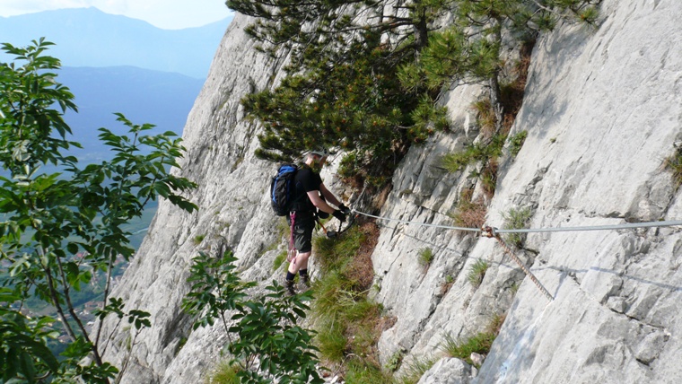 Via Ernesto Che Guevara Monte Casale Klettersteig Ferrata - Berge-Hochtouren.de