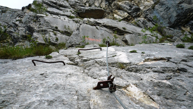 Via Ernesto Che Guevara Monte Casale Klettersteig Ferrata - Berge-Hochtouren.de