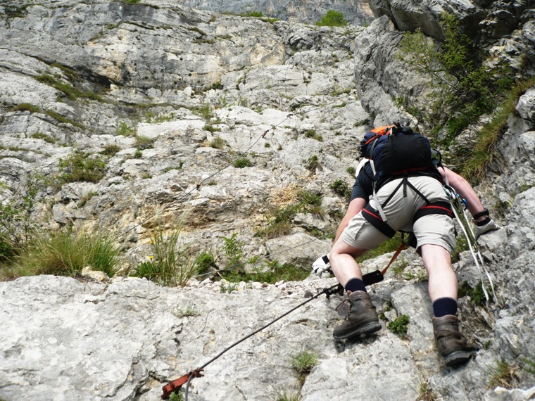 Via Ernesto Che Guevara Monte Casale Klettersteig Ferrata - Berge-Hochtouren.de