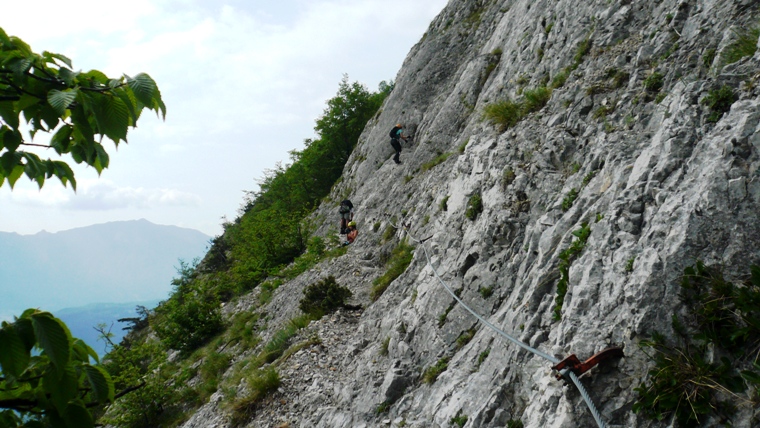 Via Ernesto Che Guevara Monte Casale Klettersteig Ferrata - Berge-Hochtouren.de