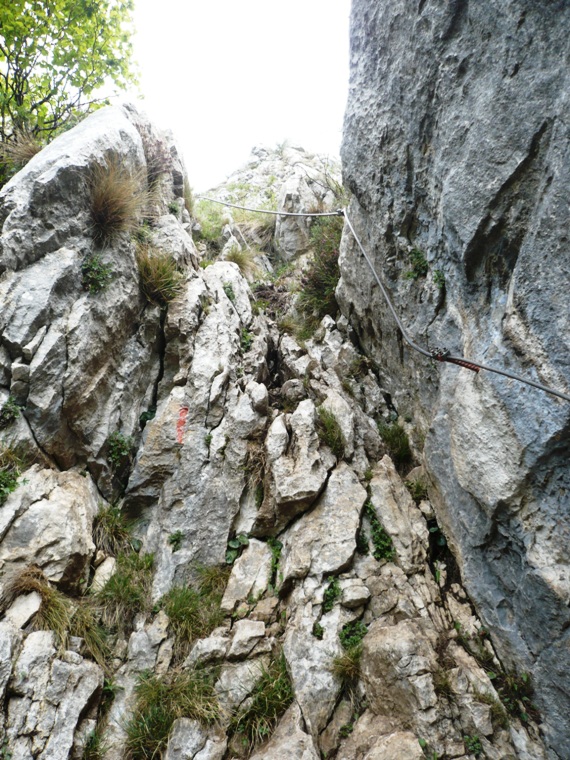 Via Ernesto Che Guevara Monte Casale Klettersteig Ferrata - Berge-Hochtouren.de