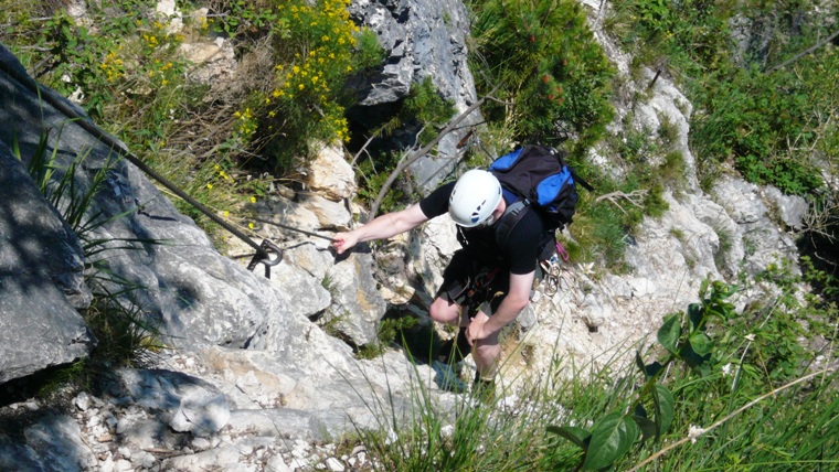 Klettersteig Ferrata Via dell Amicizia Cima SAT - Berge-Hochtouren.de