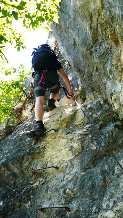 Klettersteig Ferrata Via dell Amicizia Cima SAT - Berge-Hochtouren.de