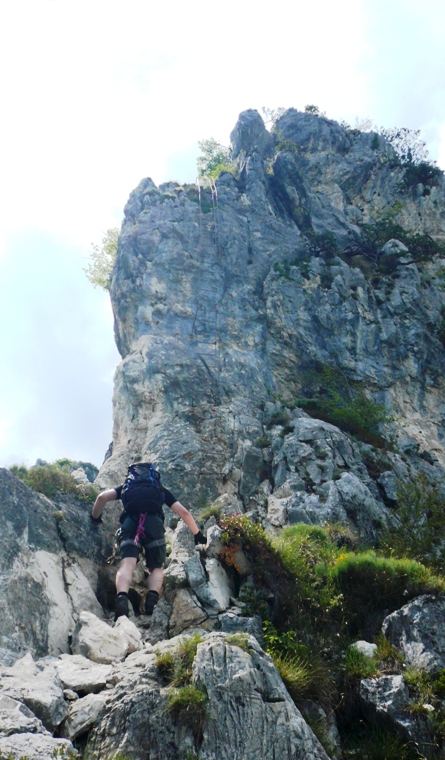 Klettersteig Ferrata Via dell Amicizia Cima SAT - Berge-Hochtouren.de