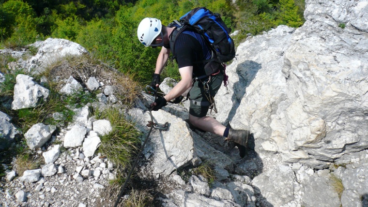 Klettersteig Ferrata Via dell Amicizia Cima SAT - Berge-Hochtouren.de