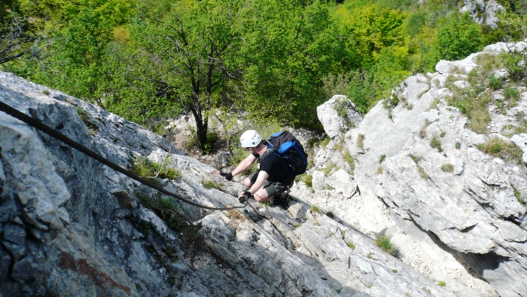 Klettersteig Ferrata Via dell Amicizia Cima SAT - Berge-Hochtouren.de