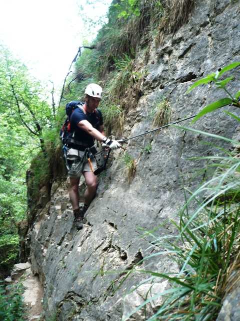 Rio Secco Klettersteig Ferrata - Berge-Hochtouren.de