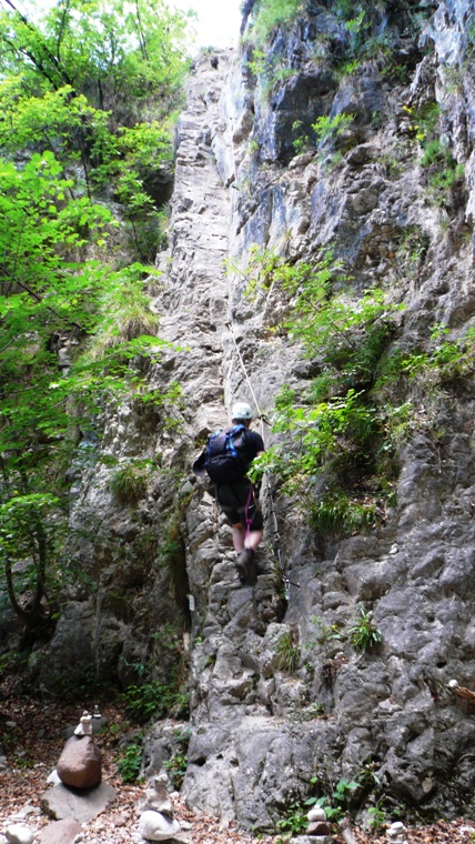 Rio Secco Klettersteig Ferrata - Berge-Hochtouren.de