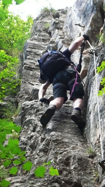 Rio Secco Klettersteig Ferrata - Berge-Hochtouren.de