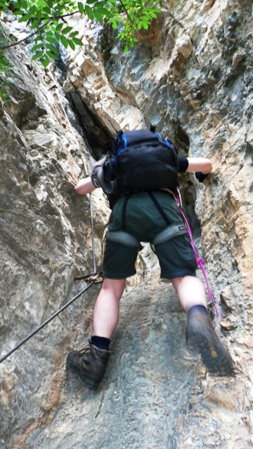 Rio Secco Klettersteig Ferrata - Berge-Hochtouren.de