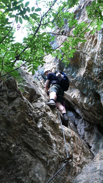 Rio Secco Klettersteig Ferrata - Berge-Hochtouren.de