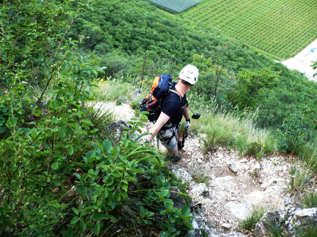 Rio Secco Klettersteig Ferrata - Berge-Hochtouren.de