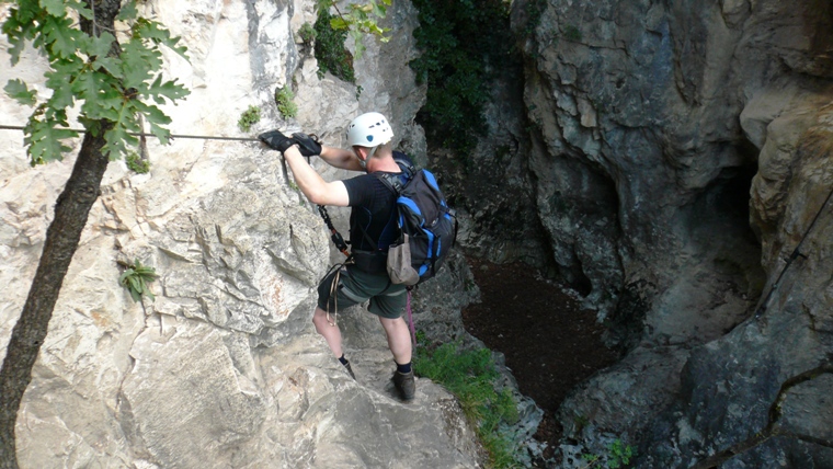 Rio Secco Klettersteig Ferrata - Berge-Hochtouren.de