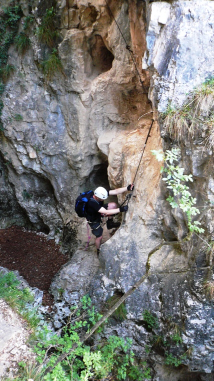 Rio Secco Klettersteig Ferrata - Berge-Hochtouren.de