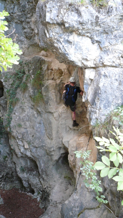 Rio Secco Klettersteig Ferrata - Berge-Hochtouren.de