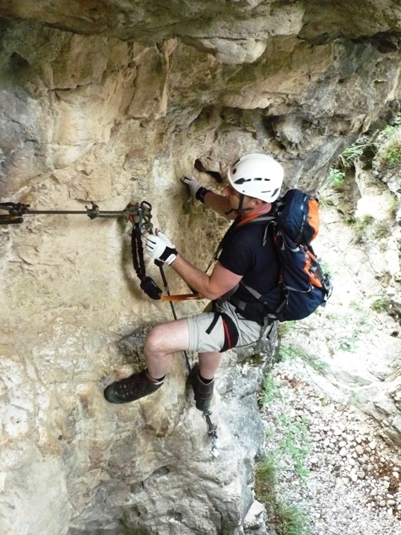 Rio Secco Klettersteig Ferrata - Berge-Hochtouren.de