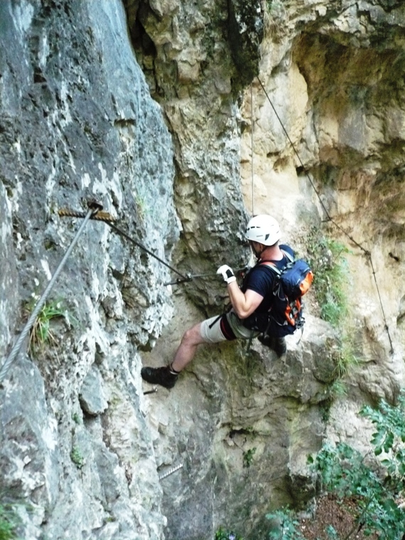 Rio Secco Klettersteig Ferrata - Berge-Hochtouren.de