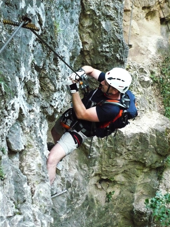 Rio Secco Klettersteig Ferrata - Berge-Hochtouren.de