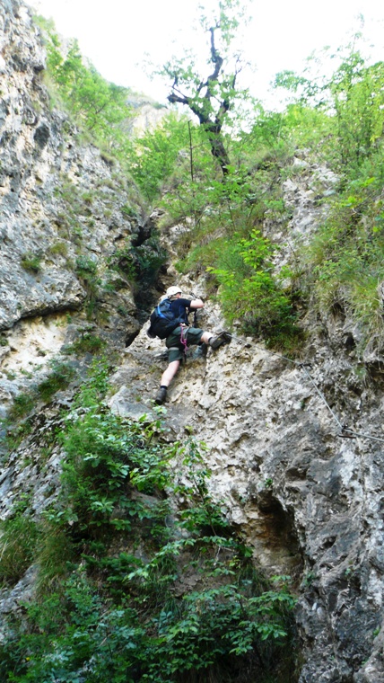 Rio Secco Klettersteig Ferrata - Berge-Hochtouren.de