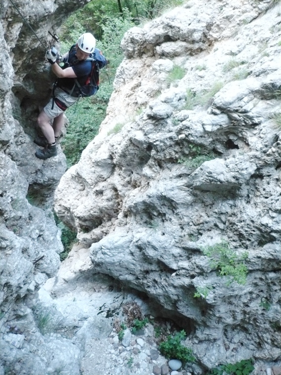 Rio Secco Klettersteig Ferrata - Berge-Hochtouren.de