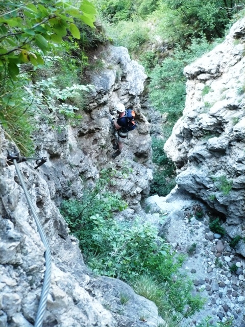 Rio Secco Klettersteig Ferrata - Berge-Hochtouren.de