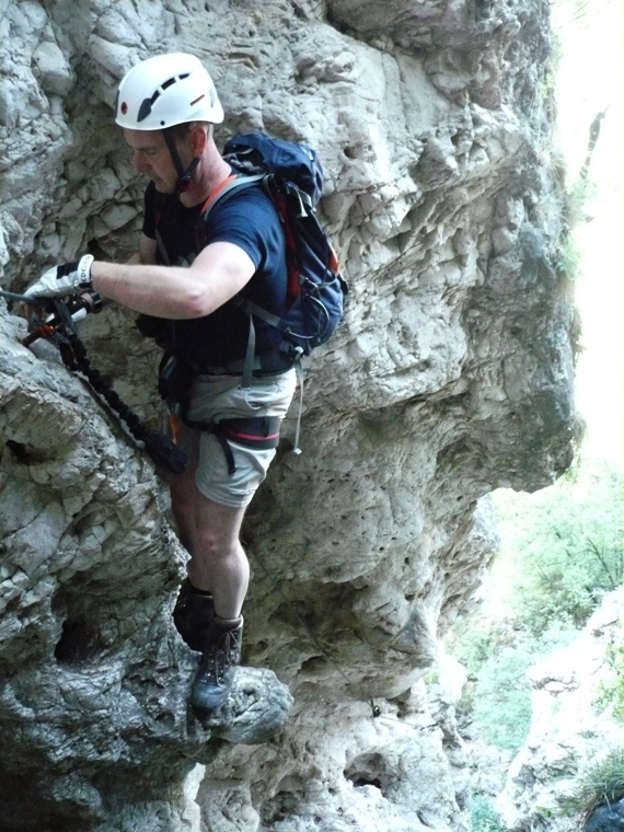 Rio Secco Klettersteig Ferrata - Berge-Hochtouren.de