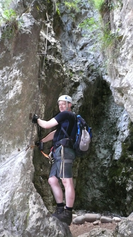 Rio Secco Klettersteig Ferrata - Berge-Hochtouren.de