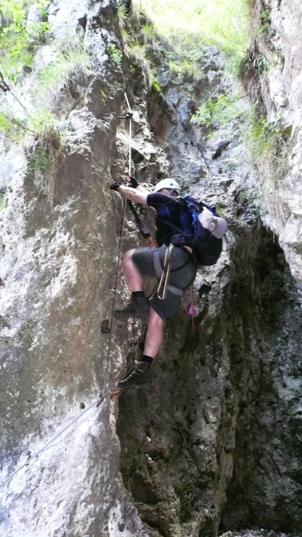 Rio Secco Klettersteig Ferrata - Berge-Hochtouren.de