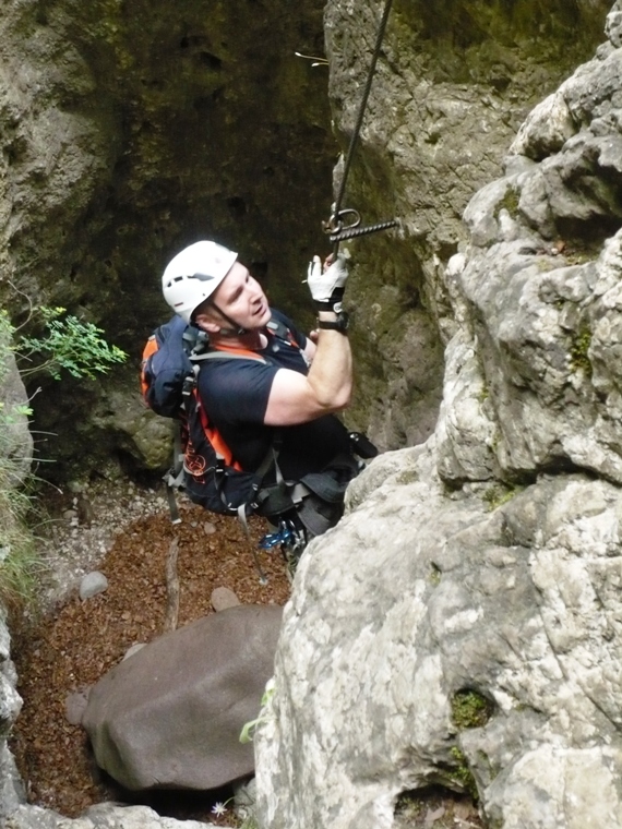 Rio Secco Klettersteig Ferrata - Berge-Hochtouren.de