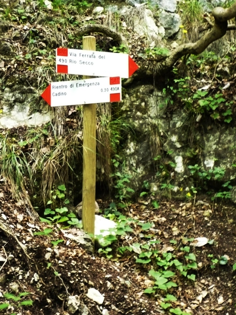 Rio Secco Klettersteig Ferrata - Berge-Hochtouren.de