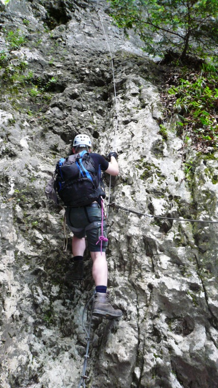 Rio Secco Klettersteig Ferrata - Berge-Hochtouren.de