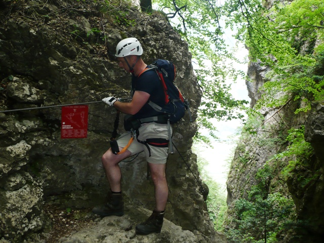 Rio Secco Klettersteig Ferrata - Berge-Hochtouren.de