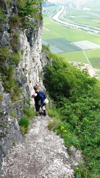 Rio Secco Klettersteig Ferrata - Berge-Hochtouren.de