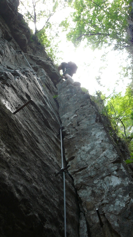 Rio Secco Klettersteig Ferrata - Berge-Hochtouren.de