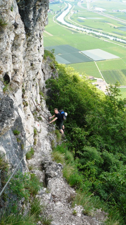 Rio Secco Klettersteig Ferrata - Berge-Hochtouren.de