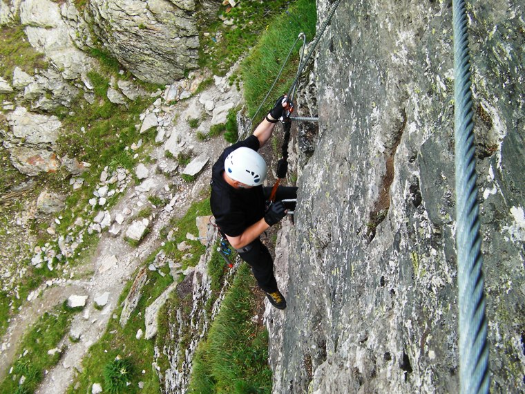 Murmele Klettersteig an der Zufallhtte