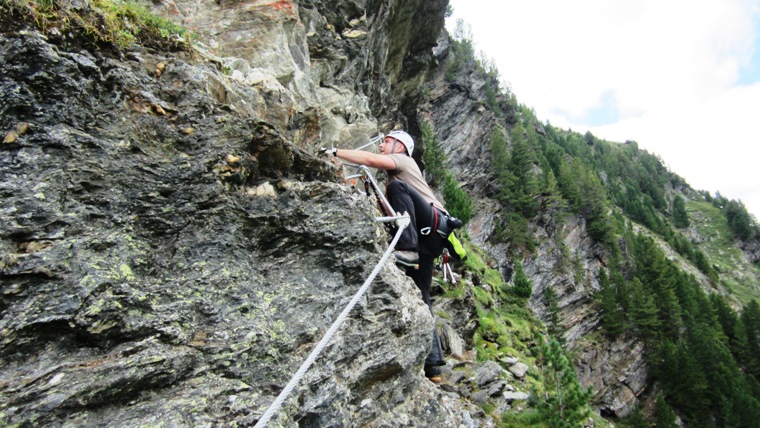 Murmele Klettersteig an der Zufallhtte